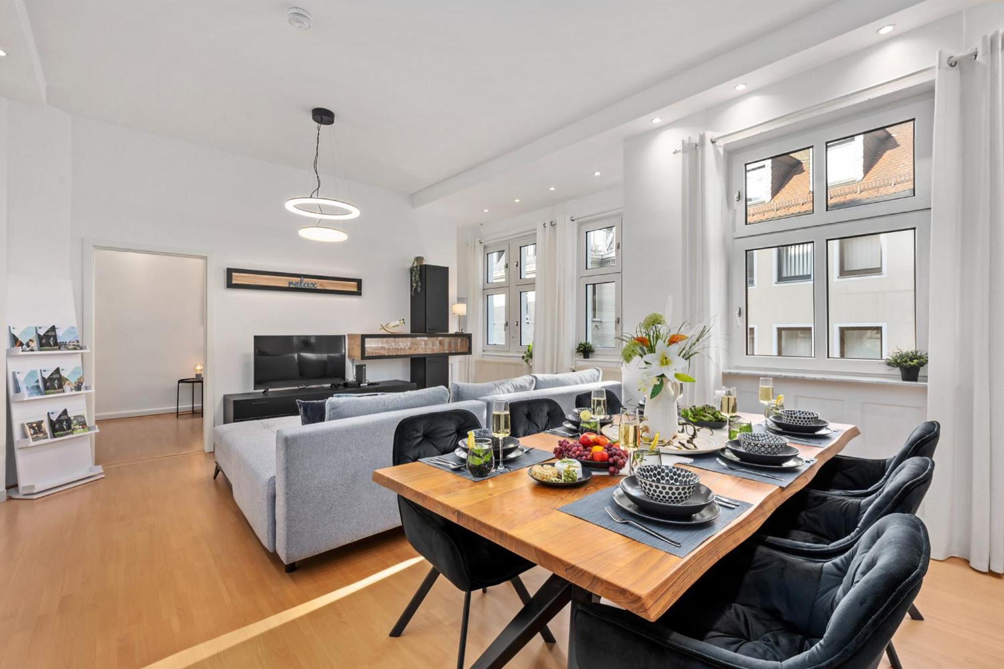 Ferienwohnung Blassdoerfer - Modernes Apartment In Bester Lage Und 93 Qm2 Бад-Киссинген Экстерьер фото
